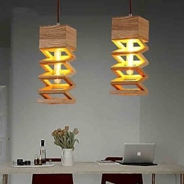 Lampy wiszące Country Wood Bamboo