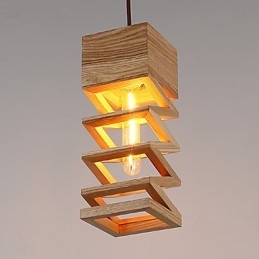 Lampy wiszące Country Wood Bamboo