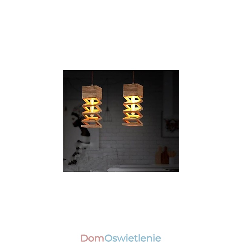 Lampy wiszące Country Wood Bamboo