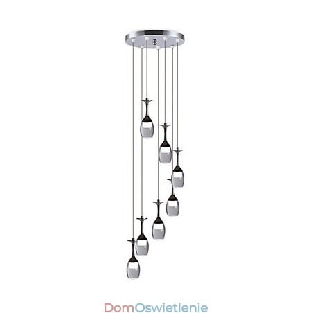 Nowoczesna lampa wisząca 7 świateł zintegrowane żarówki w zestawie oświetlenie schodowe Nowoczesna lampa wisząca 7 świateł zintegrowane żarówki w zestawie oświetlenie schodowe