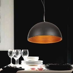 Nowoczesna współczesna retro miska w stylu miniaturowym obraz wiszący lampa