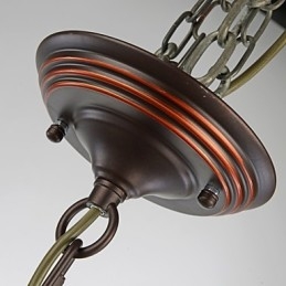 Żyrandol 4 światła Tradycyjny Klasyczny Vintage Metal