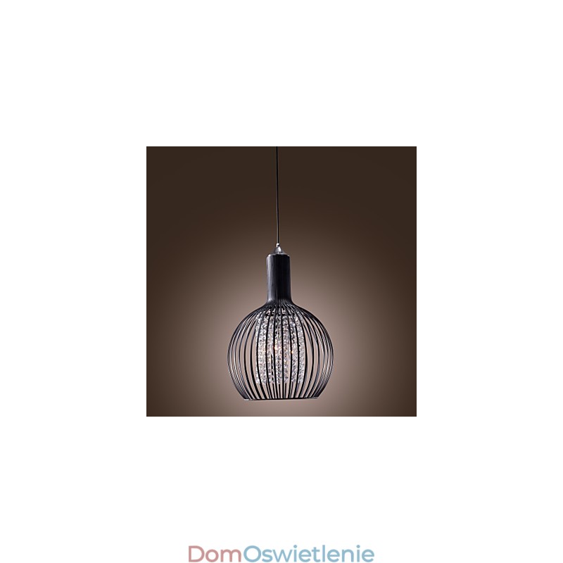 Nowoczesna współczesna latarnia kryształowa w stylu mini galwanizowanej lampy wiszącej