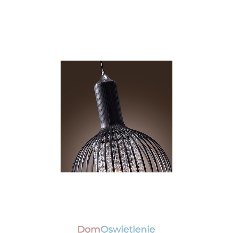 Nowoczesna współczesna latarnia kryształowa w stylu mini galwanizowanej lampy wiszącej