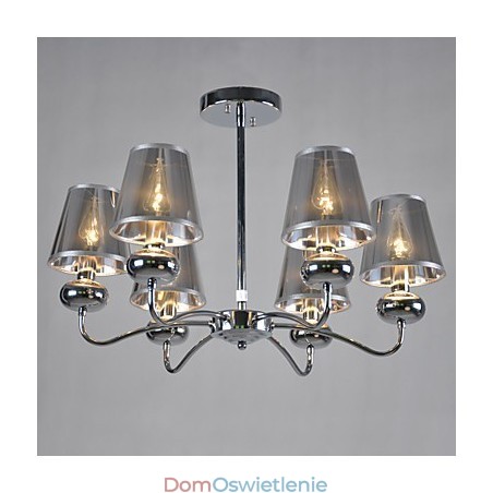 Żyrandol Vintage 6 świateł Klasyczny materiał metalowy malowanie Żyrandol Vintage 6 świateł Klasyczny materiał metalowy malowanie