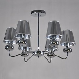 Żyrandol Vintage 6 świateł Klasyczny materiał metalowy malowanie