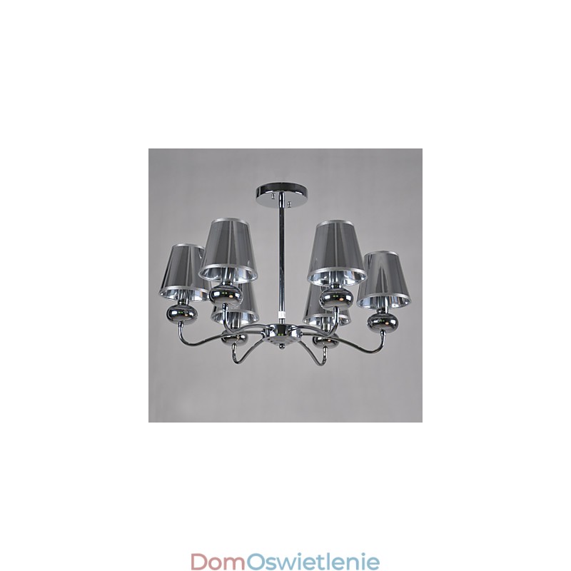 Żyrandol Vintage 6 świateł Klasyczny materiał metalowy malowanie