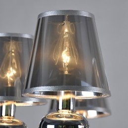Żyrandol Vintage 6 świateł Klasyczny materiał metalowy malowanie