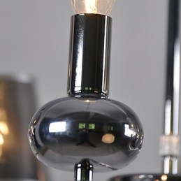 Żyrandol Vintage 6 świateł Klasyczny materiał metalowy malowanie