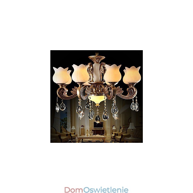 Europejska lampa wisząca kryształowa i luksusowa lampa