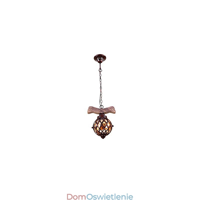 Żyrandol Wisząca Lampa Mini Styl Tradycyjny Klasyczny Wiejski Globus
