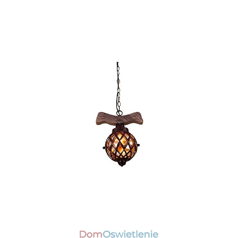 Żyrandol Wisząca Lampa Mini Styl Tradycyjny Klasyczny Wiejski Globus