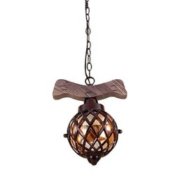 Żyrandol Wisząca Lampa Mini Styl Tradycyjny Klasyczny Wiejski Globus