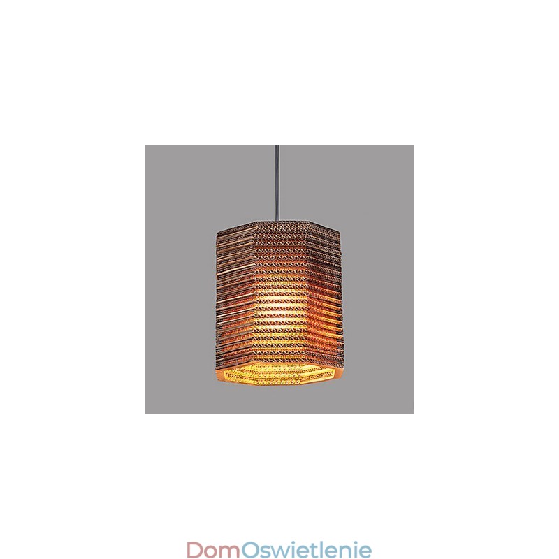 Lampa wisząca 1 światło nowoczesny materiał tekstylny