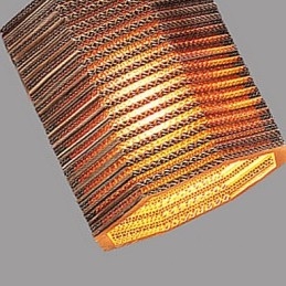 Lampa wisząca 1 światło nowoczesny materiał tekstylny