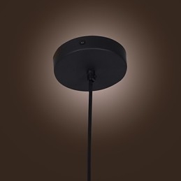 Przezroczysta szklana lampa wisząca w brązowym wzornictwie Bubble