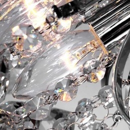 Żyrandol Nowoczesny Kryształowy 3 Światła