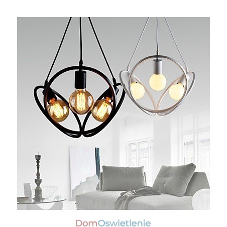 3 światła żyrandol wiszący lampa tradycyjna klasyczna retro metalowa 3 światła żyrandol wiszący lampa tradycyjna klasyczna retro metalowa