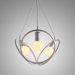 3 światła żyrandol wiszący lampa tradycyjna klasyczna retro metalowa