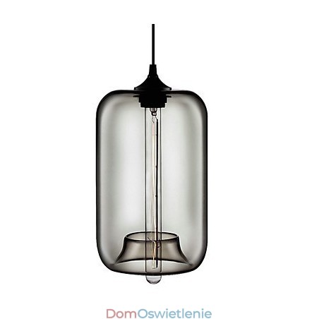 70W Przezroczysta szklana lampa wisząca w czarnym wzornictwie Bubble 70W Przezroczysta szklana lampa wisząca w czarnym wzornictwie Bubble