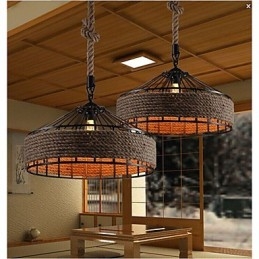 2 Light Country Designers Others Metalowy żyrandol wiszący