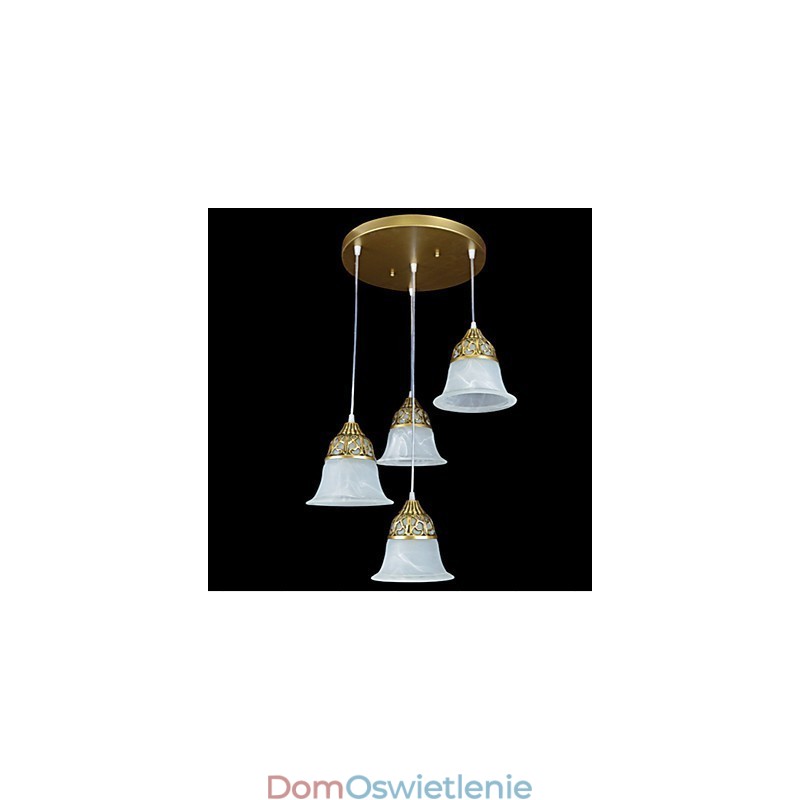 Tradycyjna klasyczna rustykalna chata retro brązowa metalowa lampa wisząca