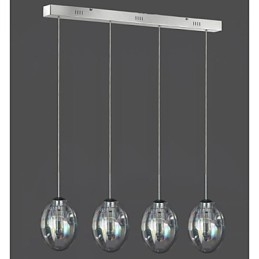 Nowoczesna współczesna tradycyjna klasyczna chromowana metalowa lampa wisząca