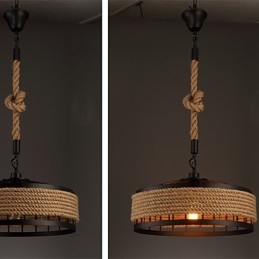 2 Light Country Designers Others Metalowy żyrandol wiszący