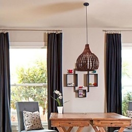 Latarnia w stylu wiejskim Mini Malowanie Wisząca Lampa
