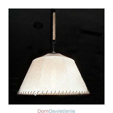 Styl północnoamerykański retro 1 lampa wisząca w kloszu z tkaniny Styl północnoamerykański retro 1 lampa wisząca w kloszu z tkaniny
