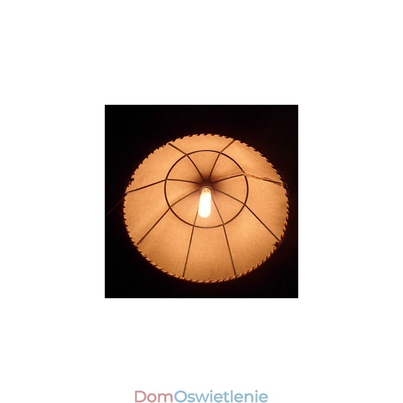Styl północnoamerykański retro 1 lampa wisząca w kloszu z tkaniny