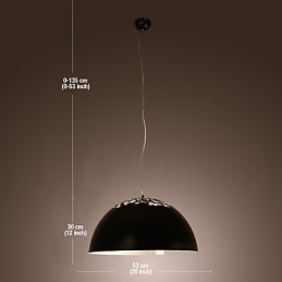 Nowoczesna współczesna lampa wisząca w kształcie miski