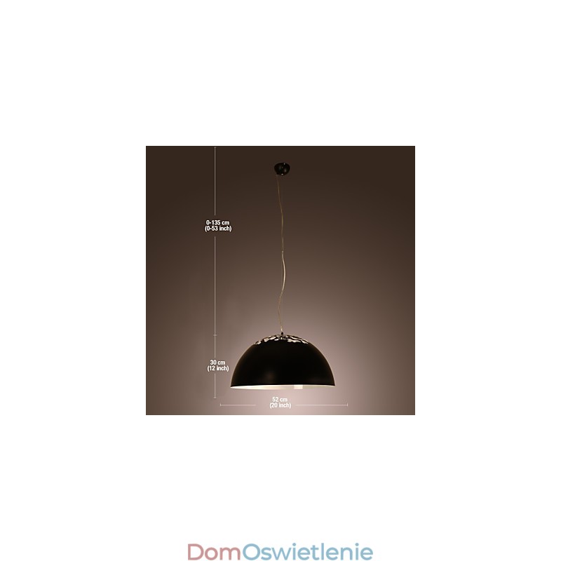 Nowoczesna współczesna lampa wisząca w kształcie miski