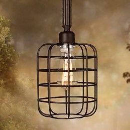 Retro Mini Styl Malowanie Metalowa Lampa Wisząca