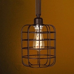 Retro Mini Styl Malowanie Metalowa Lampa Wisząca