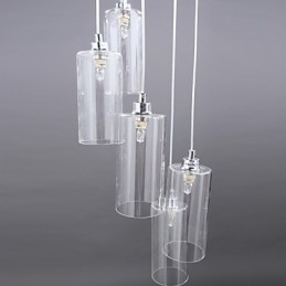 Lampa szklana przezroczysta Prosta Nowoczesna Kreatywna