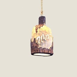 Pojedyncza Głowa Mały Żyrandol Kawiarnia Amerykańska Country Internet Cafe