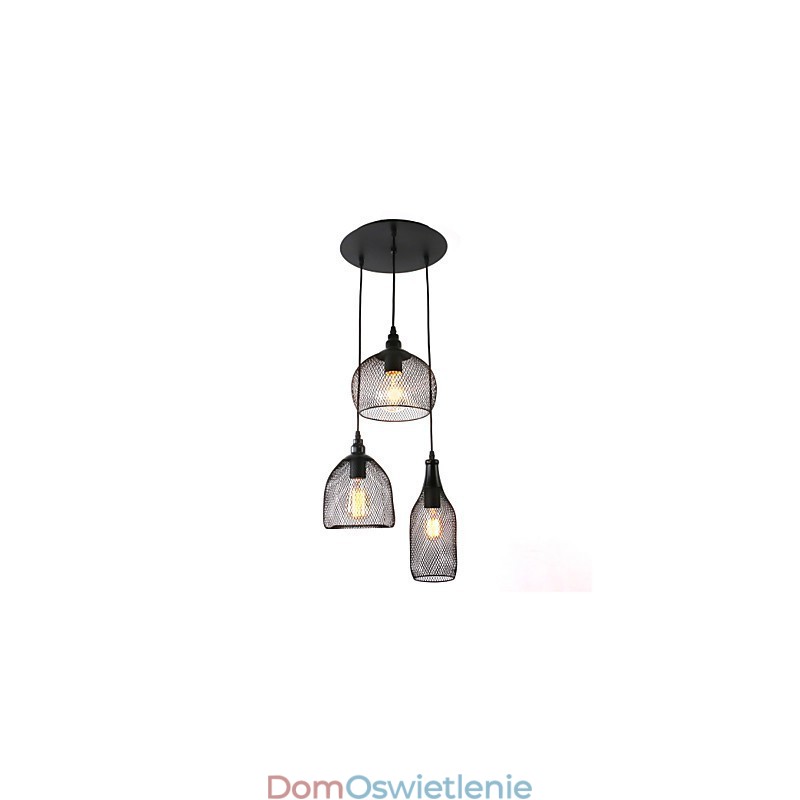 Lampy wiszące Mini styl rustykalny domek retro wiejski garaż metalowy