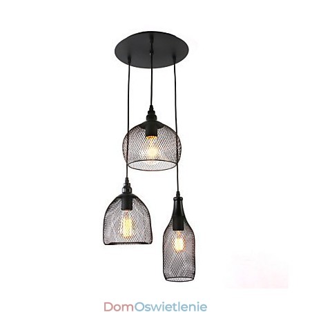 Lampy wiszące Mini styl rustykalny domek retro wiejski garaż metalowy Lampy wiszące Mini styl rustykalny domek retro wiejski garaż metalowy