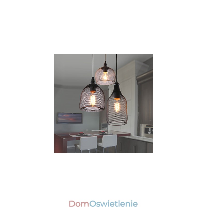 Lampy wiszące Mini styl rustykalny domek retro wiejski garaż metalowy