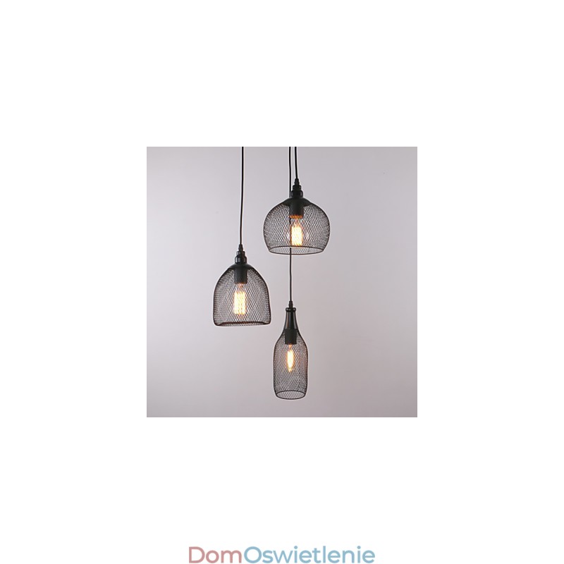 Lampy wiszące Mini styl rustykalny domek retro wiejski garaż metalowy
