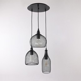 Lampy wiszące Mini styl rustykalny domek retro wiejski garaż metalowy