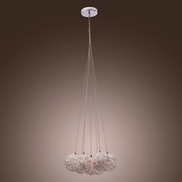 Nowoczesna aluminiowa lampa wisząca z 7 światłami