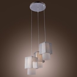 Nowoczesna, współczesna, miniaturowa lampa wisząca w stylu galwanicznym