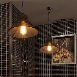Lampy wiszące Mini Style Retro Garaż Metal