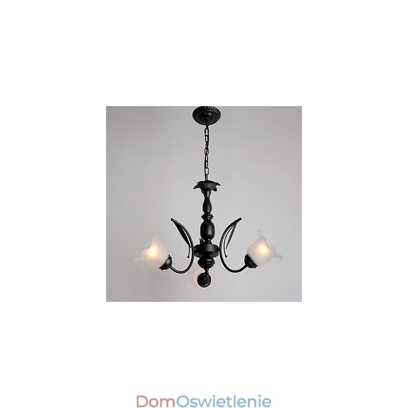 Tradycyjny Klasyczny Malowany Metalowy Żyrandol