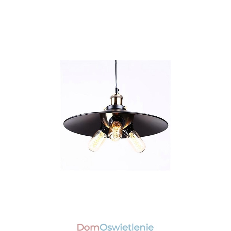 Wisząca lampa w stylu rustykalnym z kutego żelaza