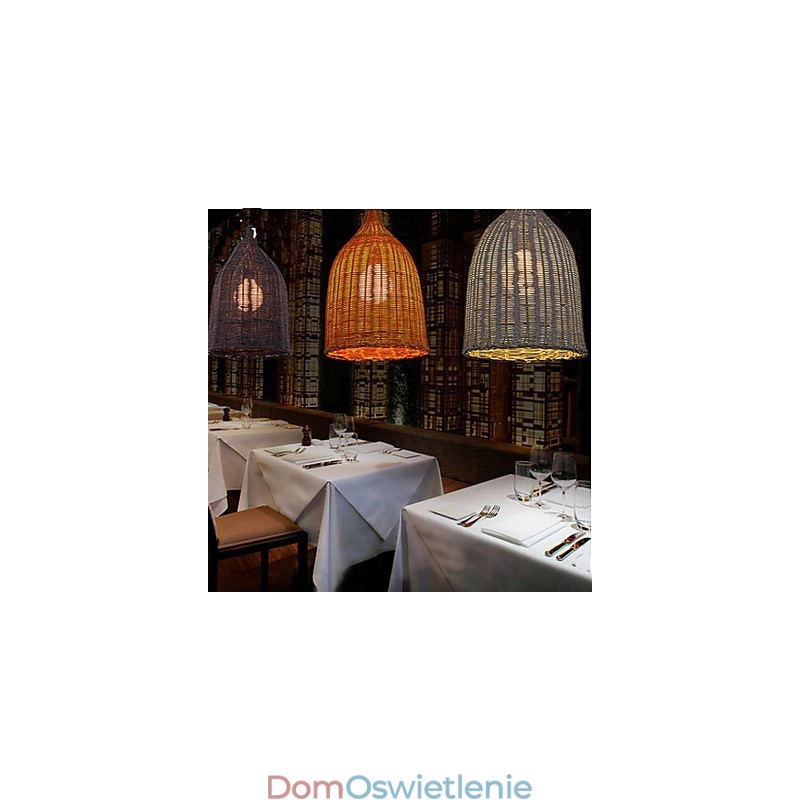 Żyrandol rattanowy Żyrandol Żyrandol Kreatywna lampa rattanowa retro