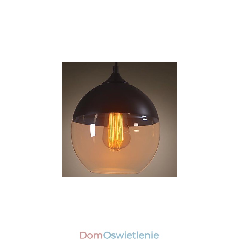 WestMenLights Nowoczesna lampa wisząca ze szkła vintage, sufitowa, średnica 200 mm