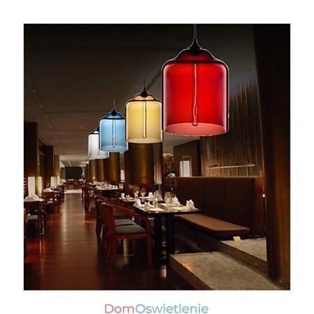 Retro Kreatywna Pojedyncza Głowica Szklana Lampa Wisząca Cafe W Złotej Rybce Retro Kreatywna Pojedyncza Głowica Szklana Lampa Wisząca Cafe W Złotej Rybce